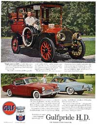 Gulf Oil Studebaker ad