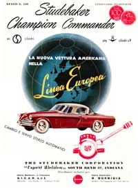 Italian Studebaker ad